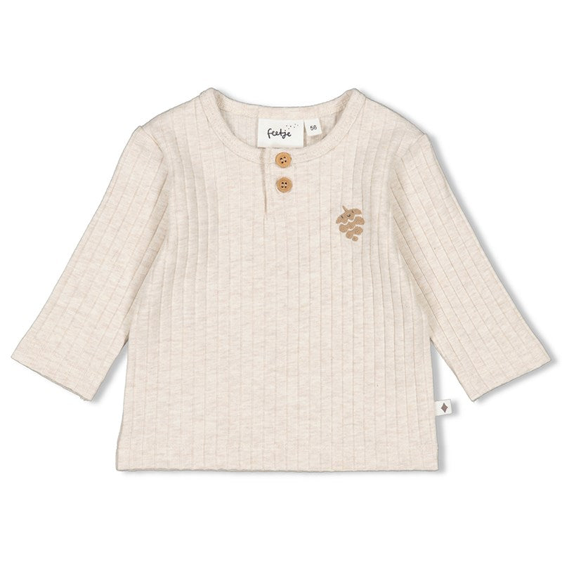 LONGSLEEVE RIB BEIGE
