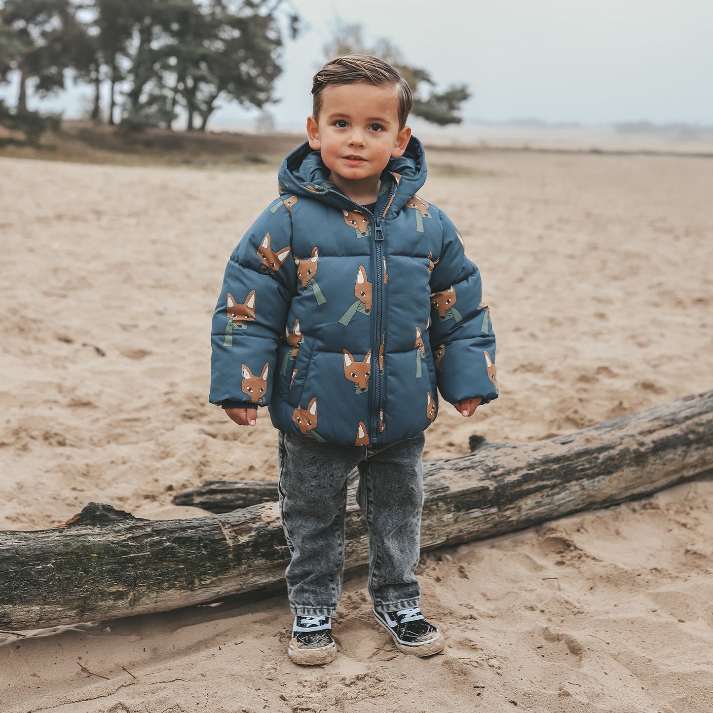 PUFFER JAS VOSJES