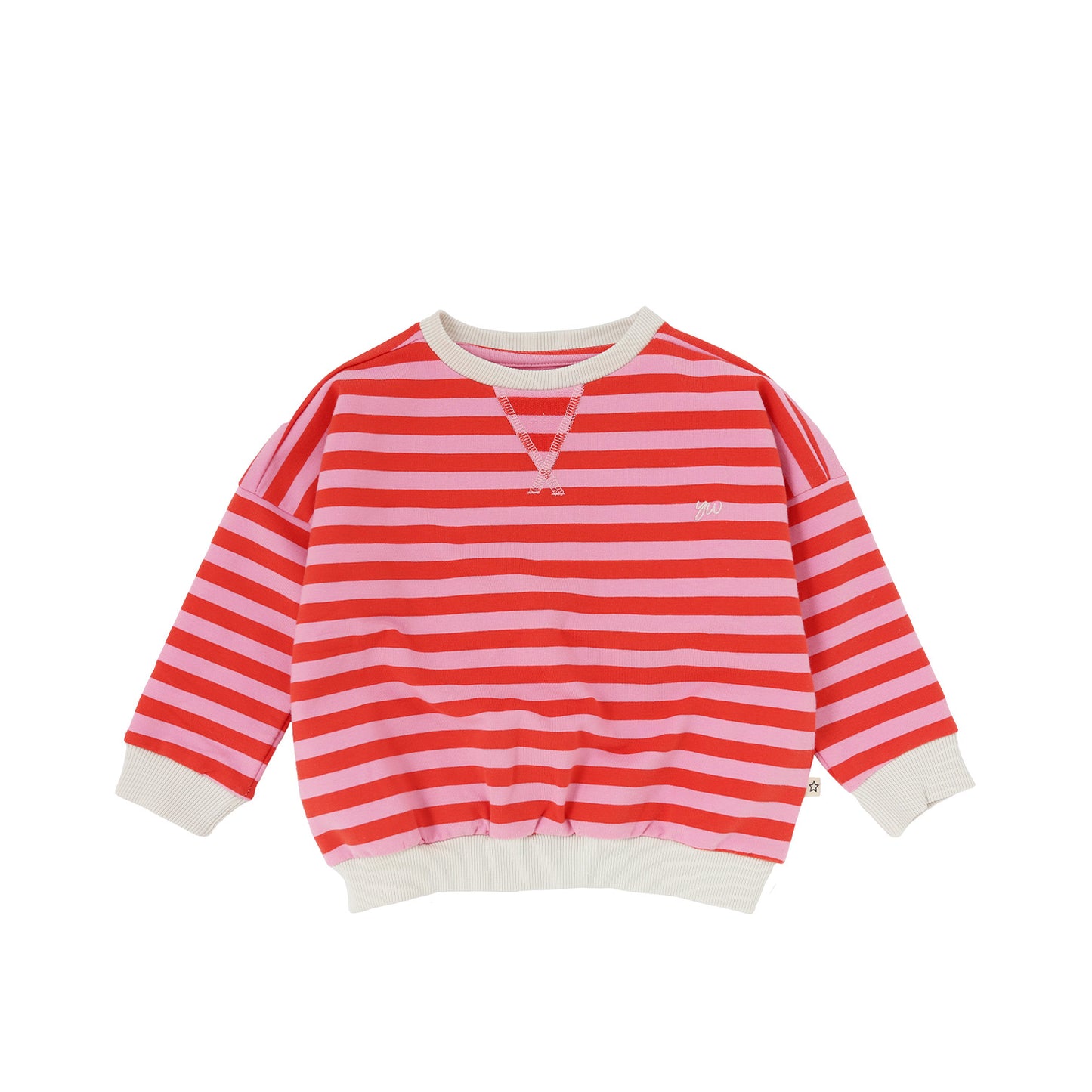 French knit sweater - gestreept Limoges Tigerlilly