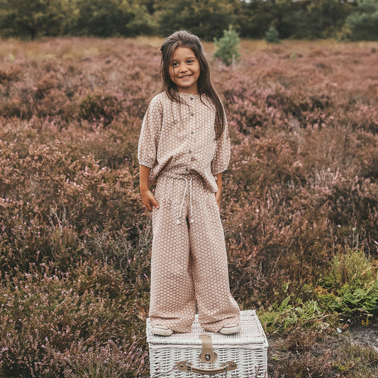 WIJDE BRODERIE BROEK