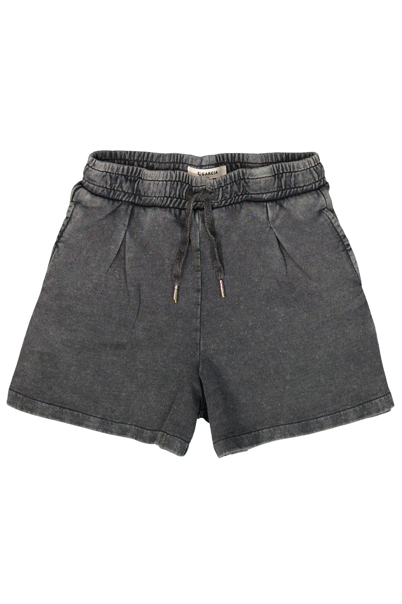 Donkergrijze joggershort