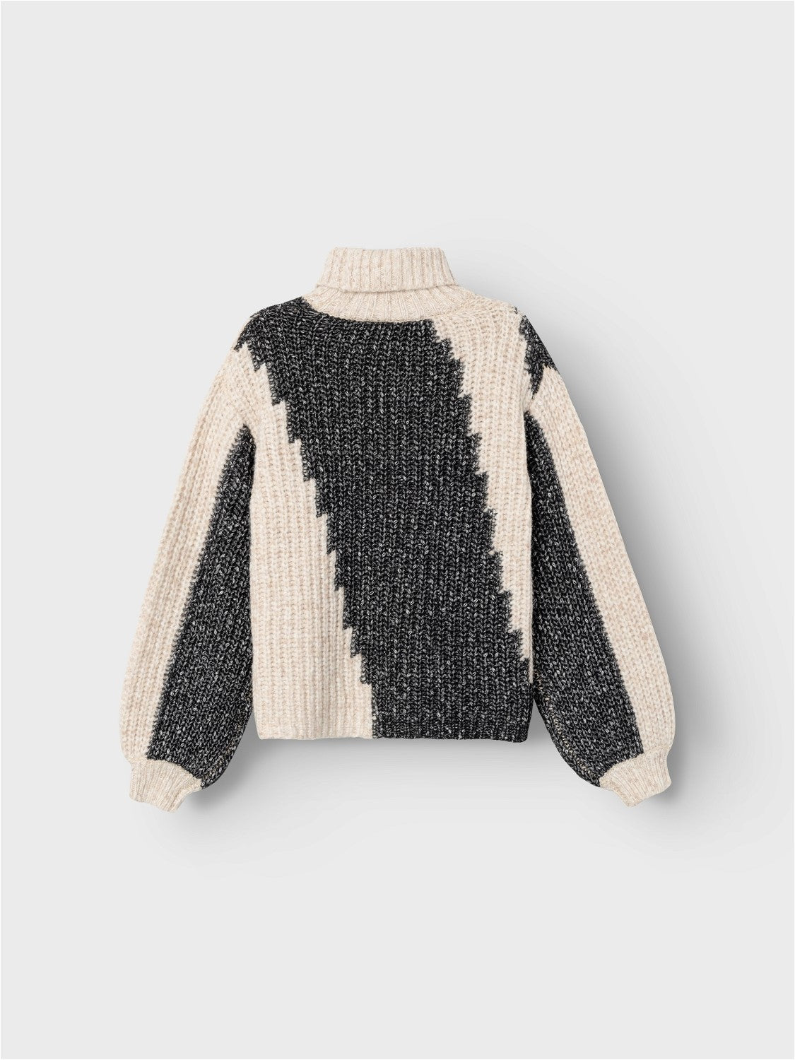 LOOSE FIT COLTRUI BEIGE/ZWART