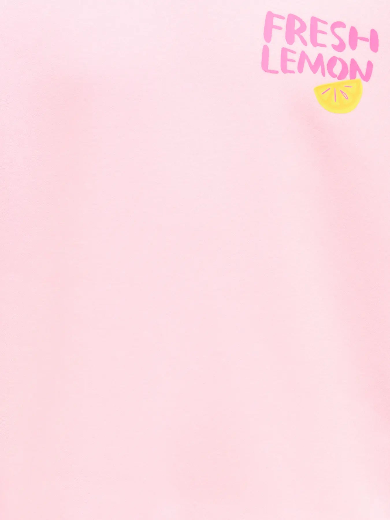 Only Loose Printed Sweater Fresh Lemon - Roze - detail voorkant