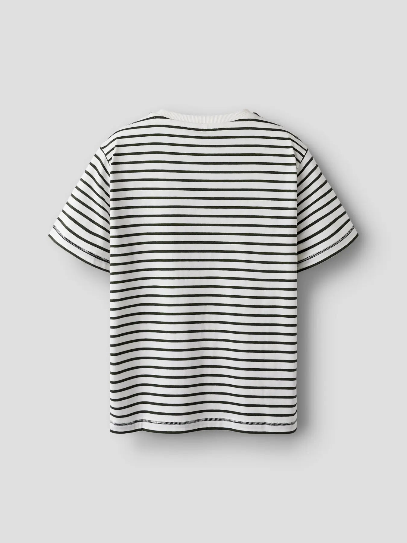 COMFY T-SHIRT GROEN GESTREEPT