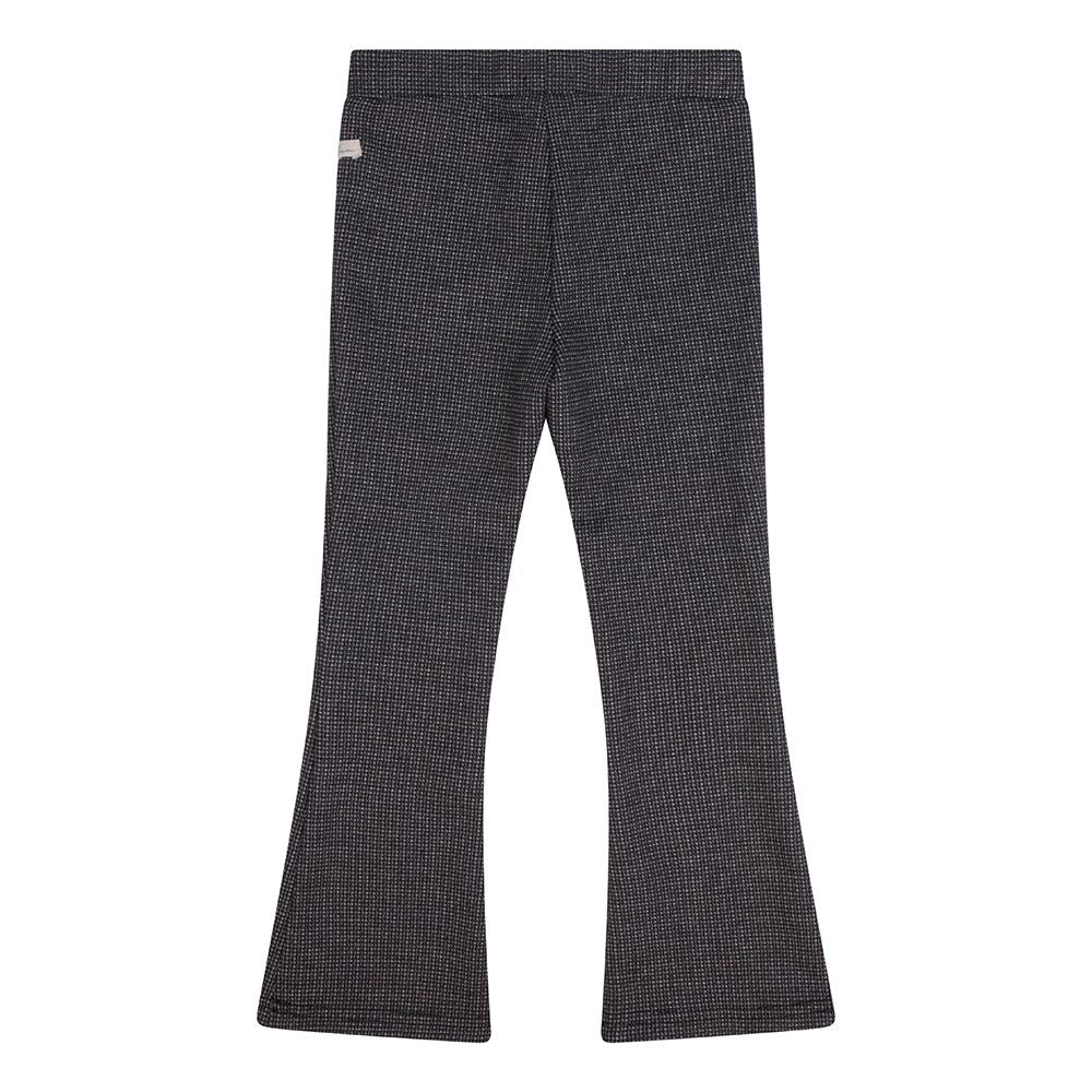 Flared Pants Check | Black | Black