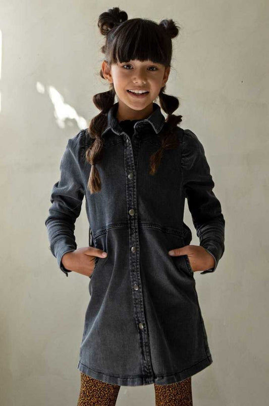 Like Flo grey denim dress