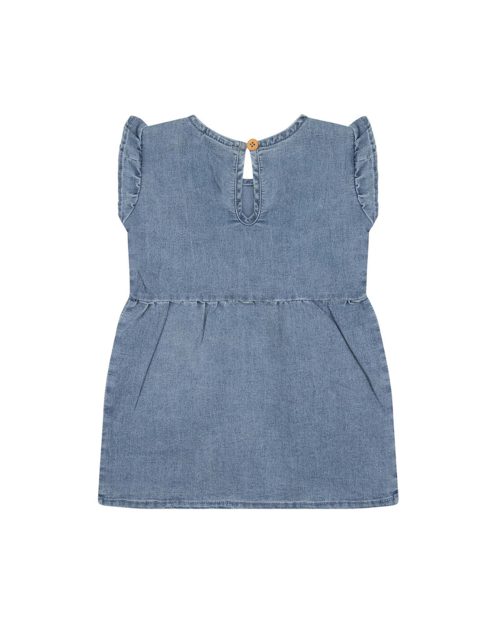 DRESS SS LIGHT WEIGHT DENIM | Light Denim