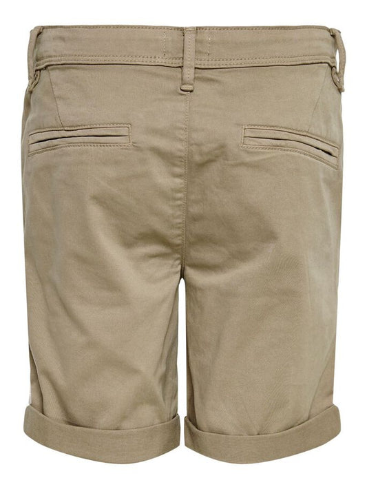 EFFEN GEKLEURDE OMSLAG CHINO SHORT