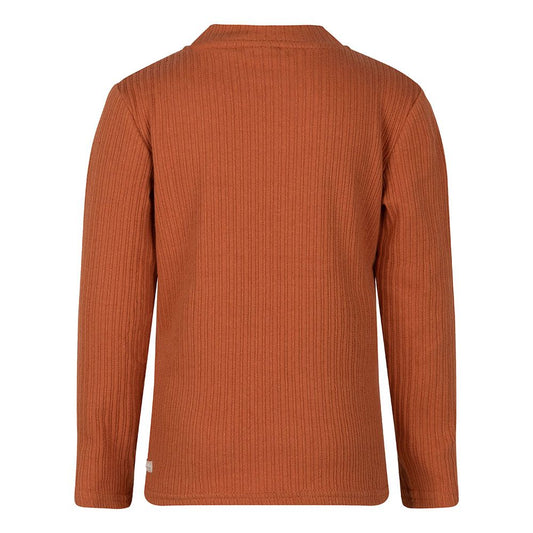 T-shirt LS colneck | Rose Tan