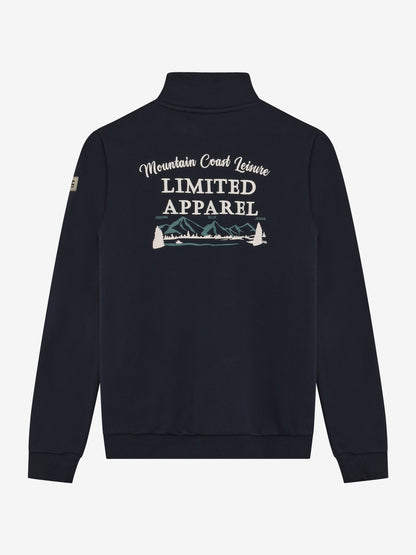 SWEATER WITH ZIPPER BLACK