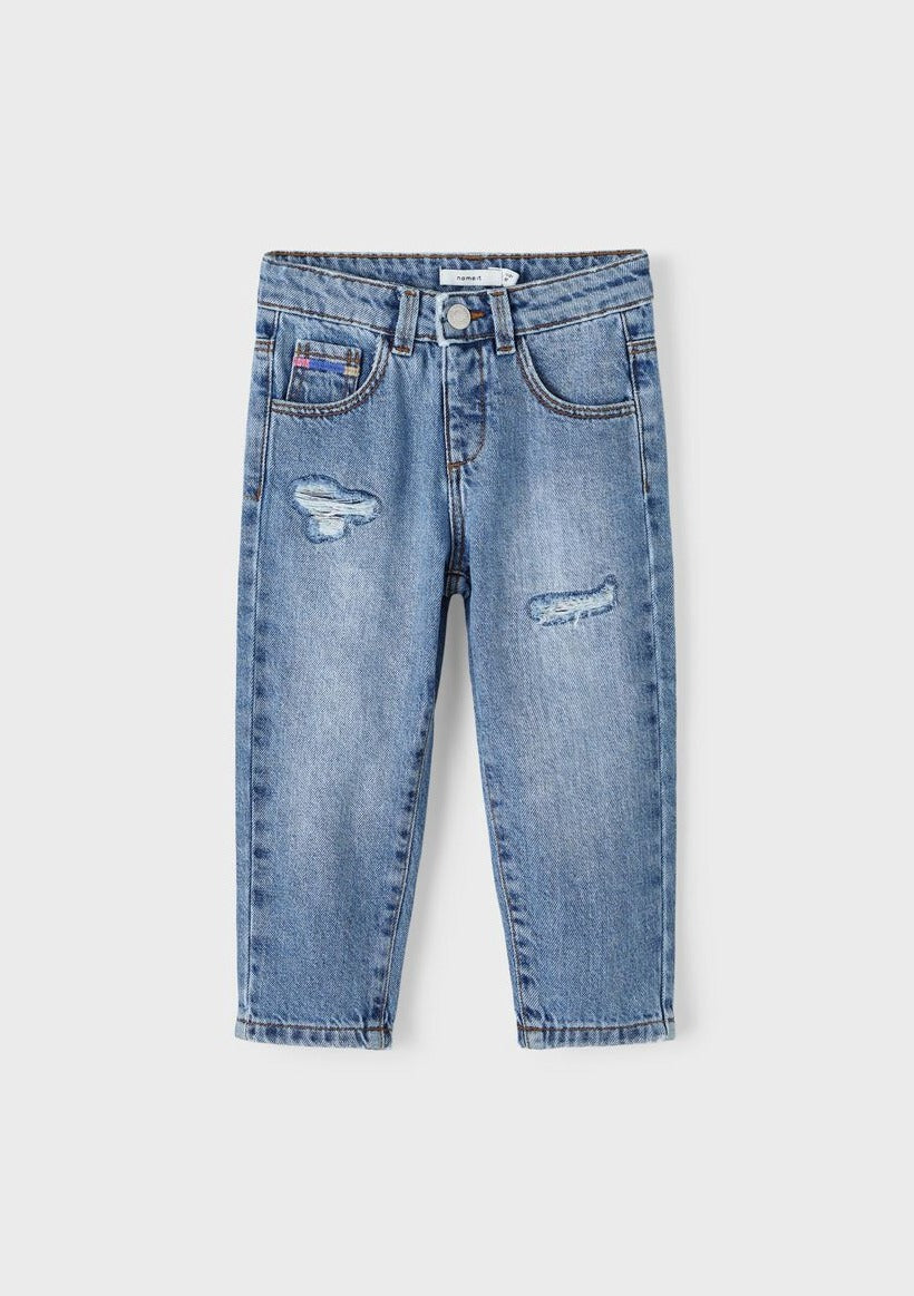 NAME IT MINI  TAPERED FIT JEANS