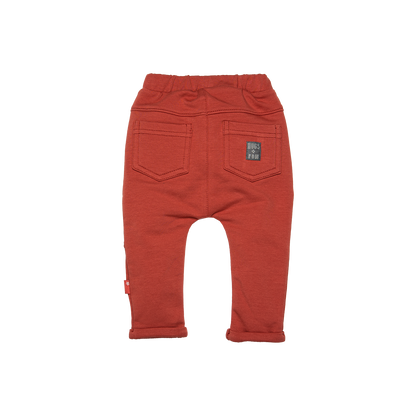 BESS jongens broek Diagonal Hot sauce