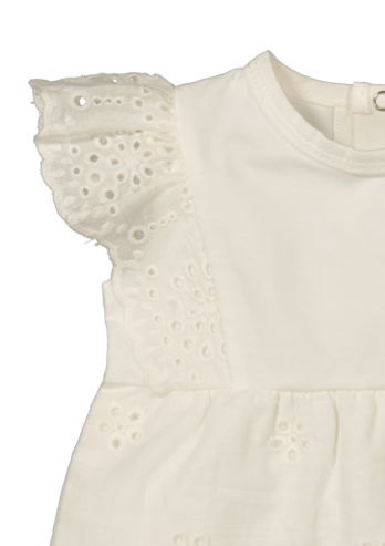BESS meisjes blouse Embroidery White