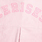 oversized shirt met roze strepen