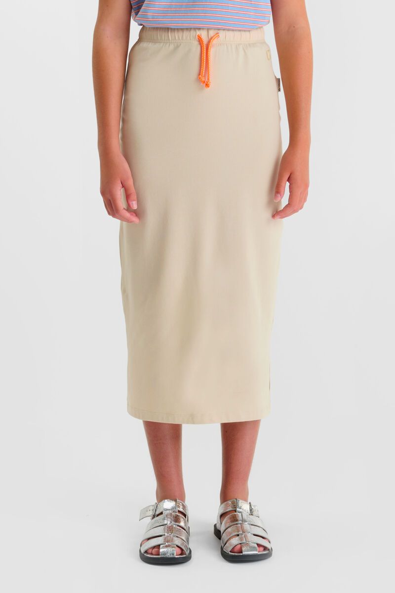 LE TEMPS DES CERISES Halflange Rok Meisjes Creme - Stijlvolle Meisjesrok