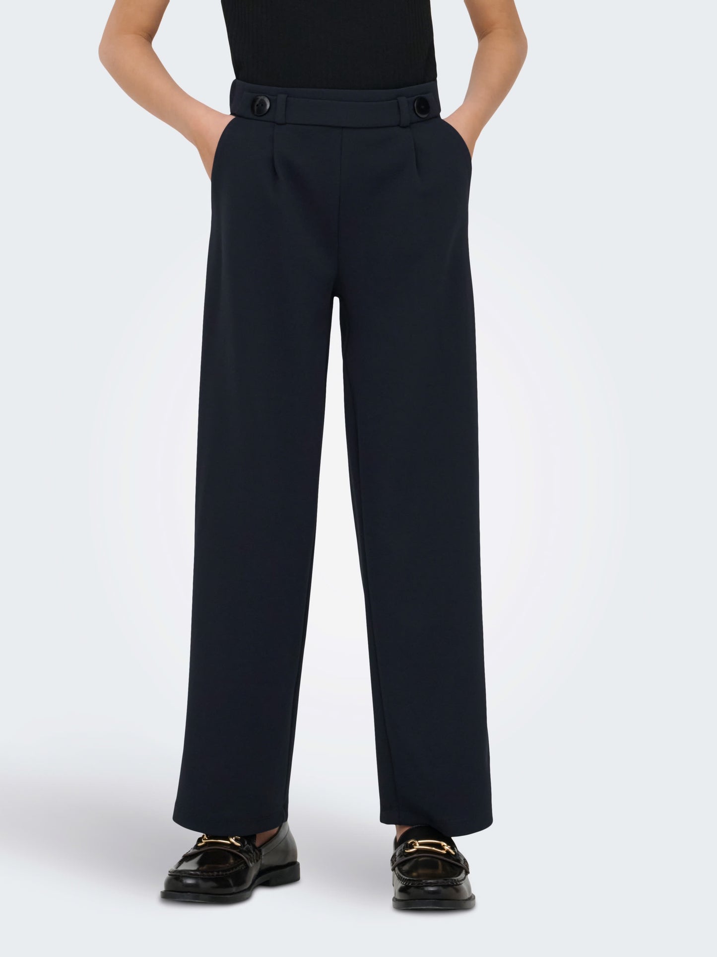 REGULAR FIT MID WAIST BROEK