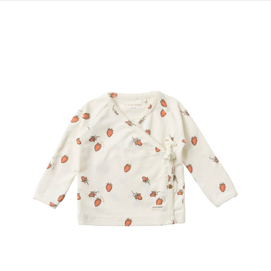 Overslag Shirtje met ingemaakte handschoentjes