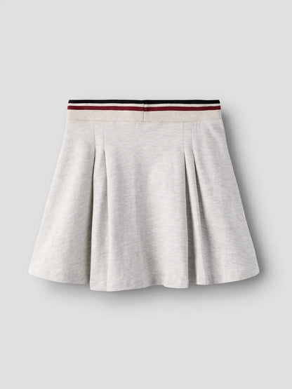 TENNIS SKIRT LIGHT GREY MELANGE