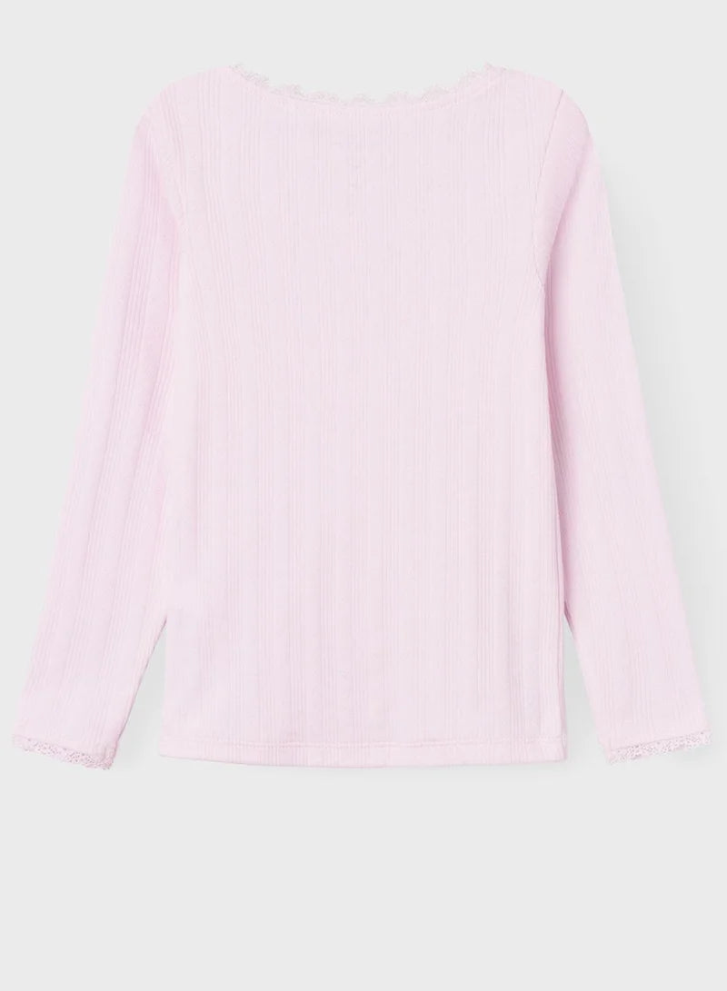 Longsleeve met kantje