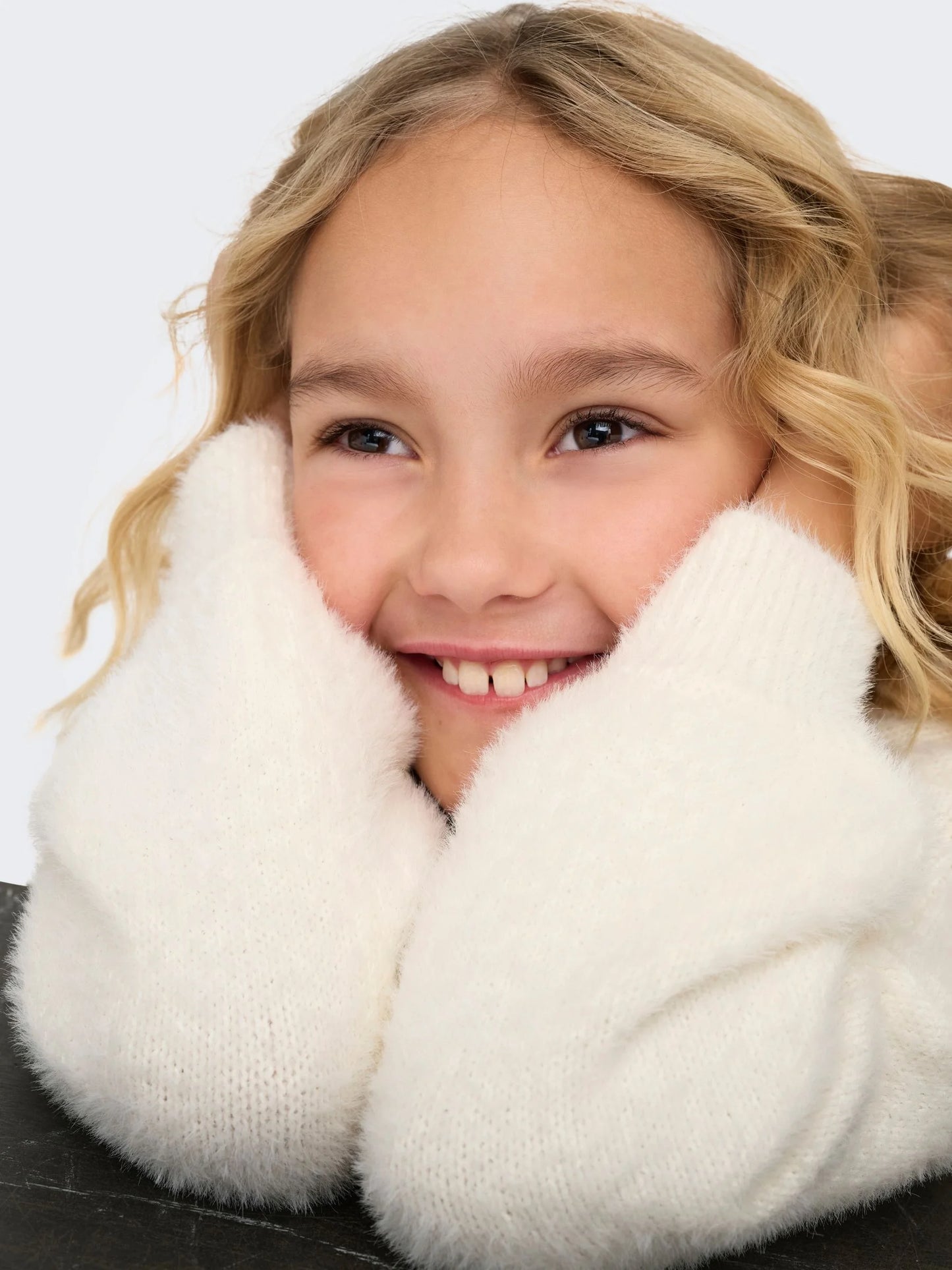 ONLY - Zachte Witte Pullover Piumo | Meisjes