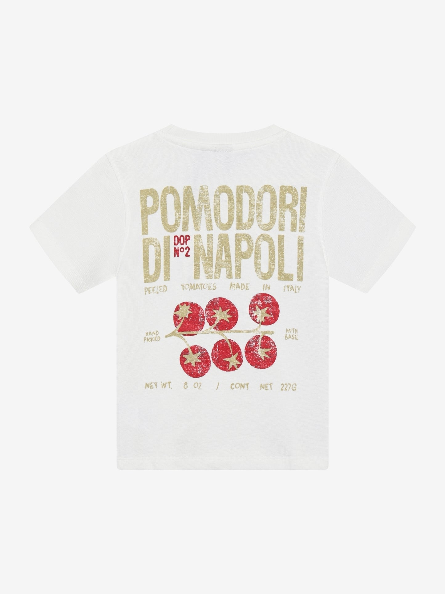 Daily7 Longsleeve Backprint Pomodori Wit - achterkant