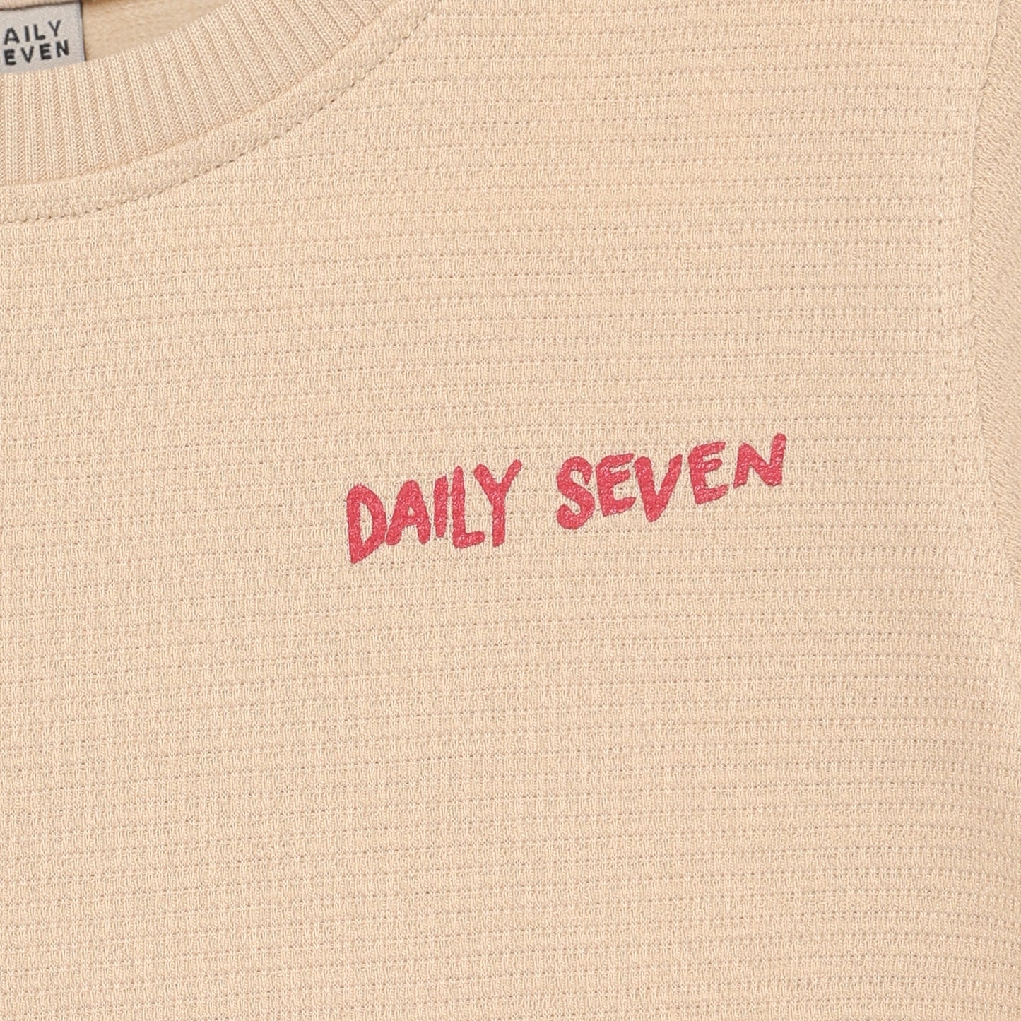 Daily7 T-shirt Backprint Direzione Puglia Beige - detail