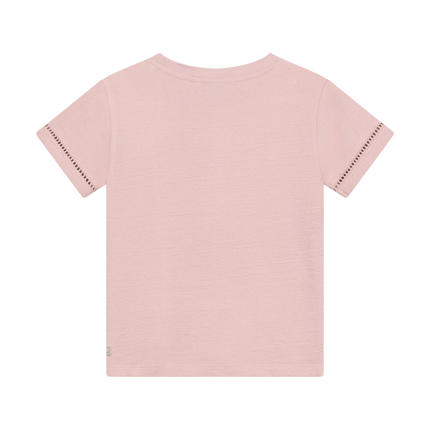 Daily Seven T-shirt Feel The Aloha - Roze Artwork - achterkant