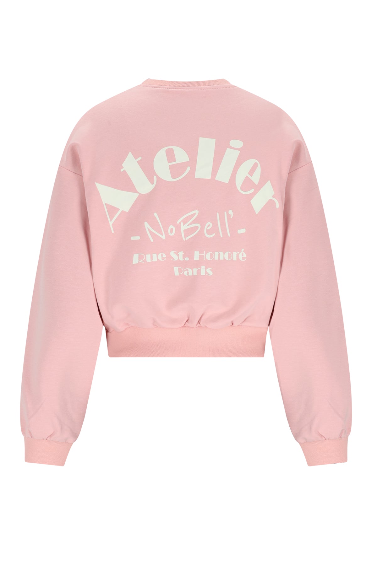NoBell Kobell sweater vintage rose - volledig achteraanzicht