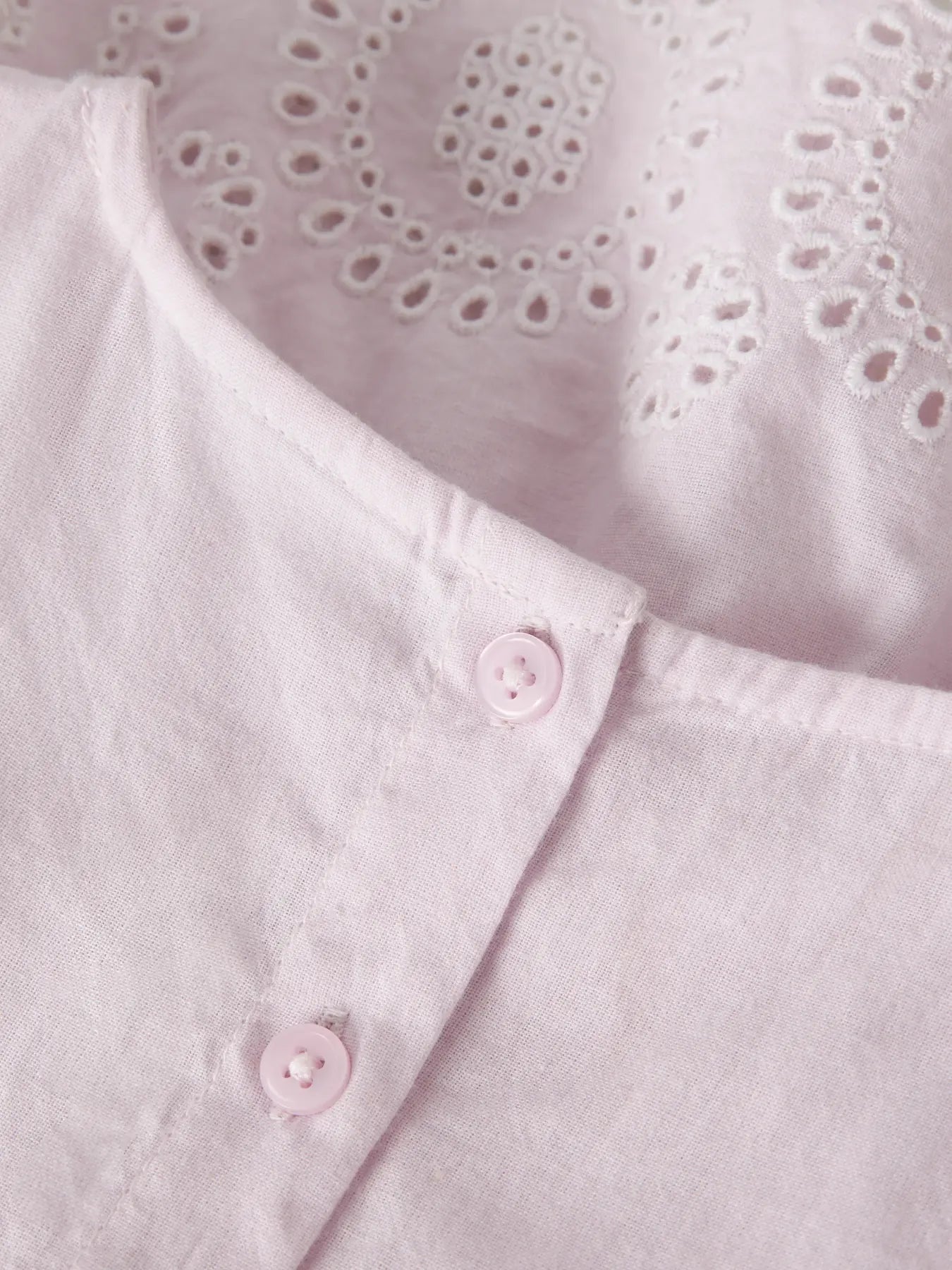 Name It Cradle Pink Katoenen Top – Geborduurde Rand Meisjes