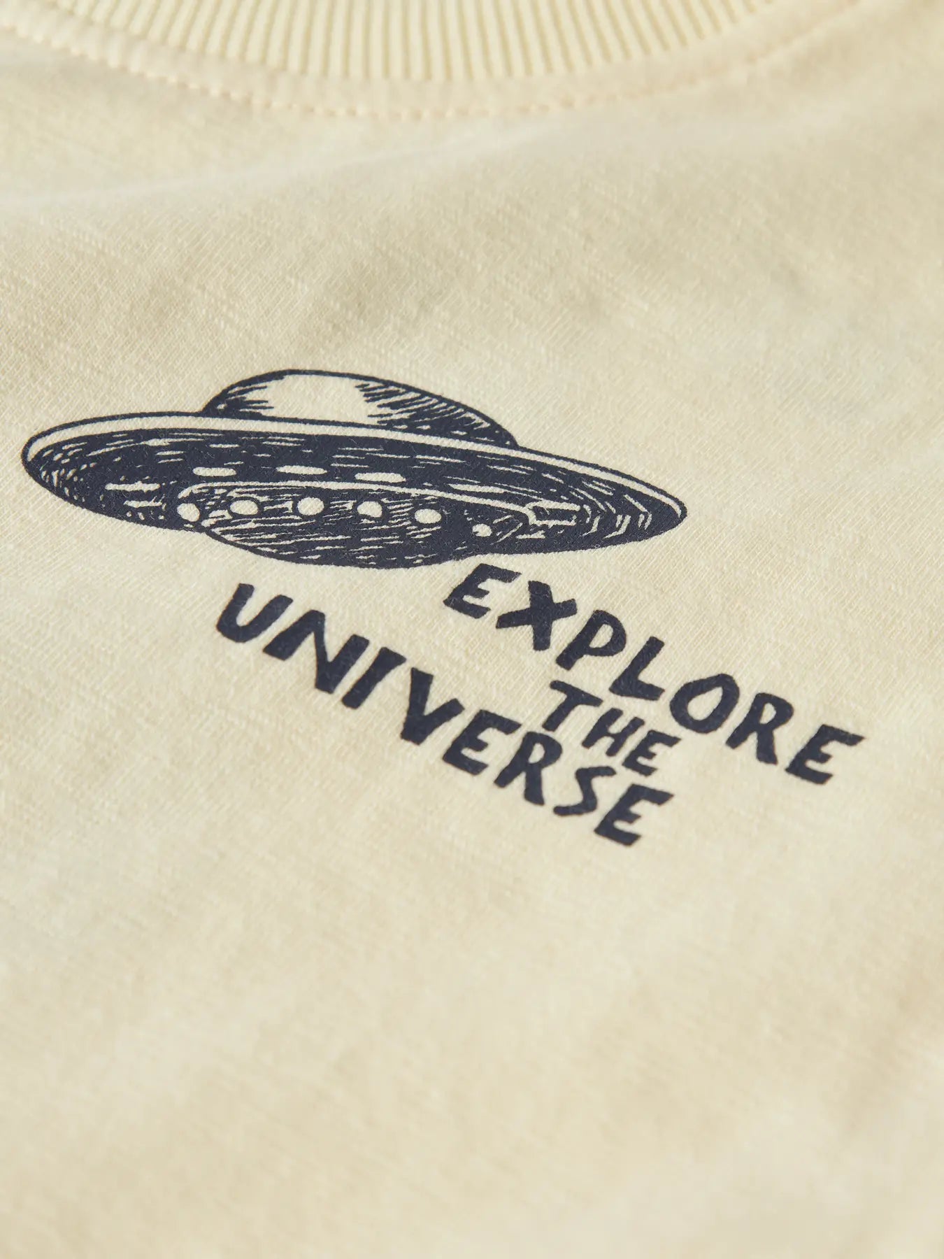 NAME IT T-shirt DIB Pear Sorbet - Space Explorer Jongens Shirt - detail voorkant