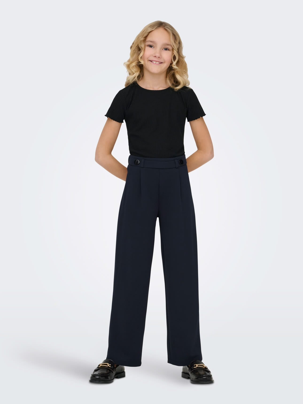 REGULAR FIT MID WAIST BROEK