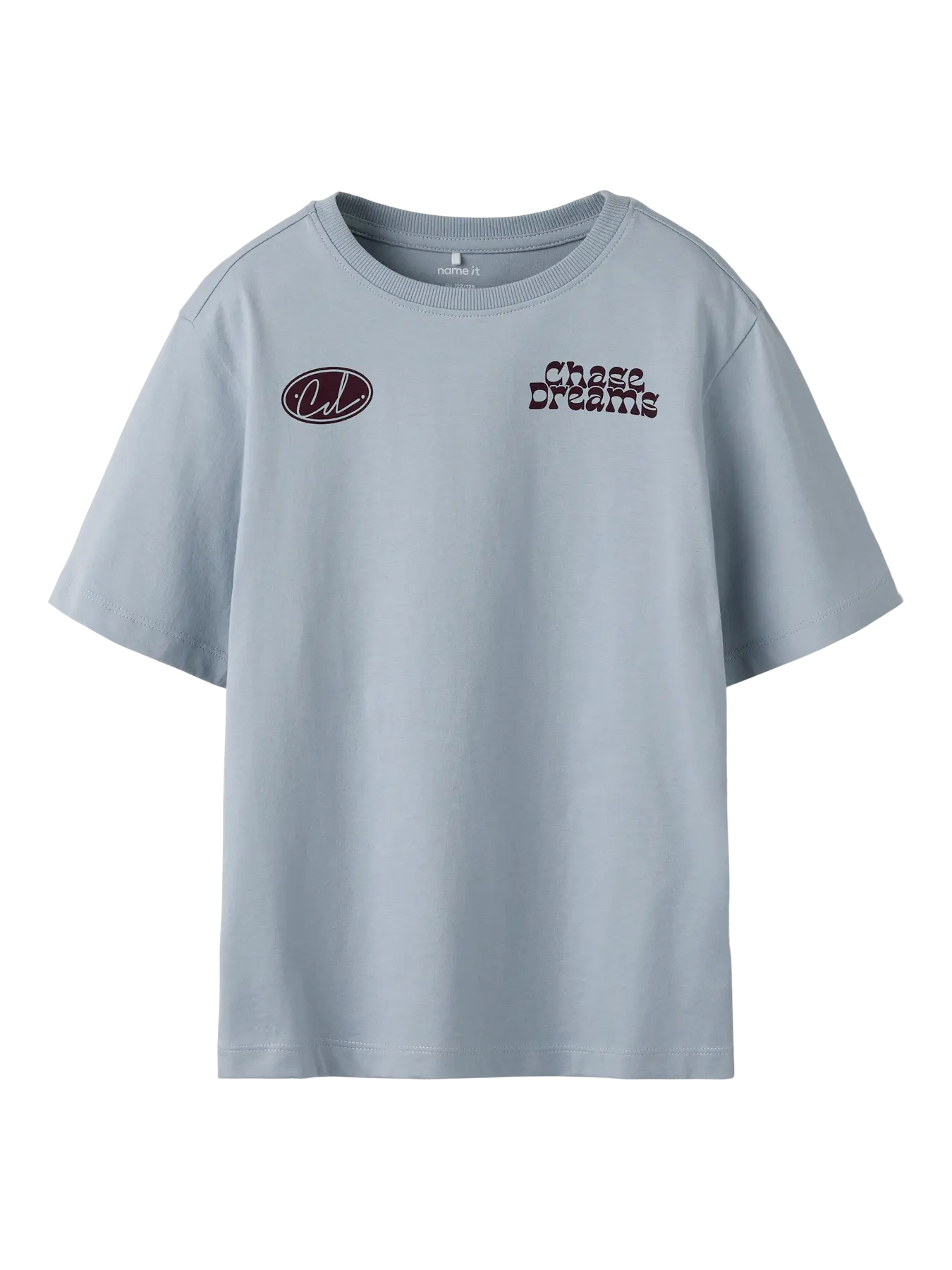 NAME IT T-shirt DEFUS - Jongens chase dreams Blue Fog