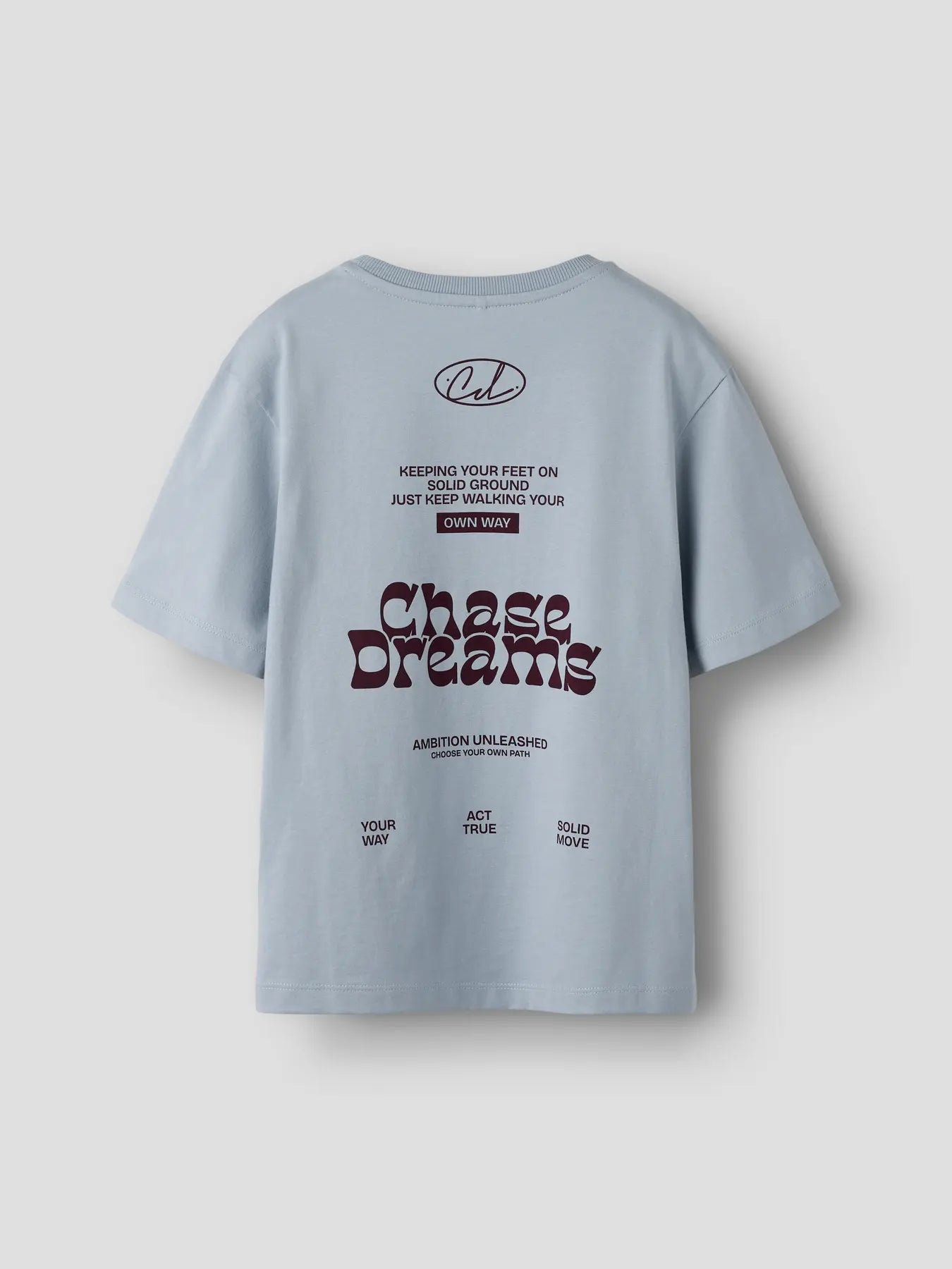 NAME IT T-shirt DEFUS - Jongens chase dreams Blue Fog