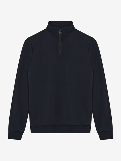 SWEATER WITH ZIPPER BLACK
