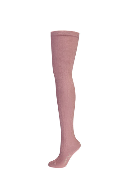 LE CHIC RELIF KNITTED TIGHTS