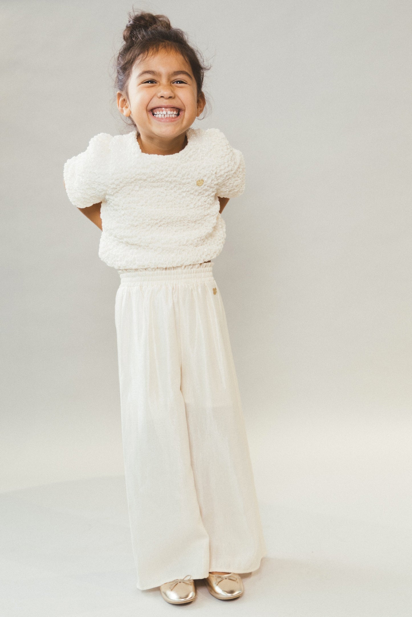 feest top meisje luxe details