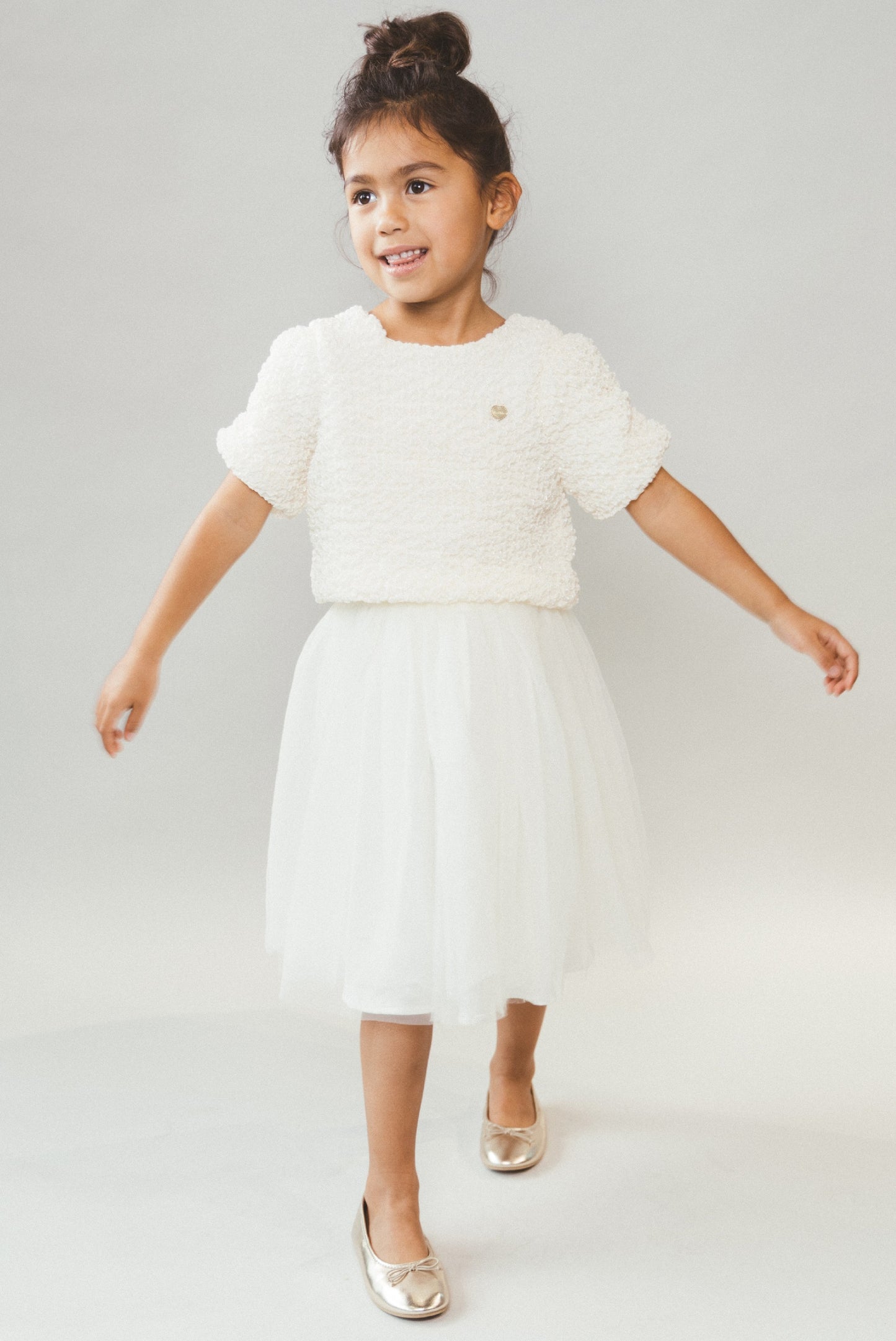 feest top meisje luxe details