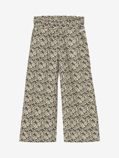 WIJDE BROEK MET BLOEMEN