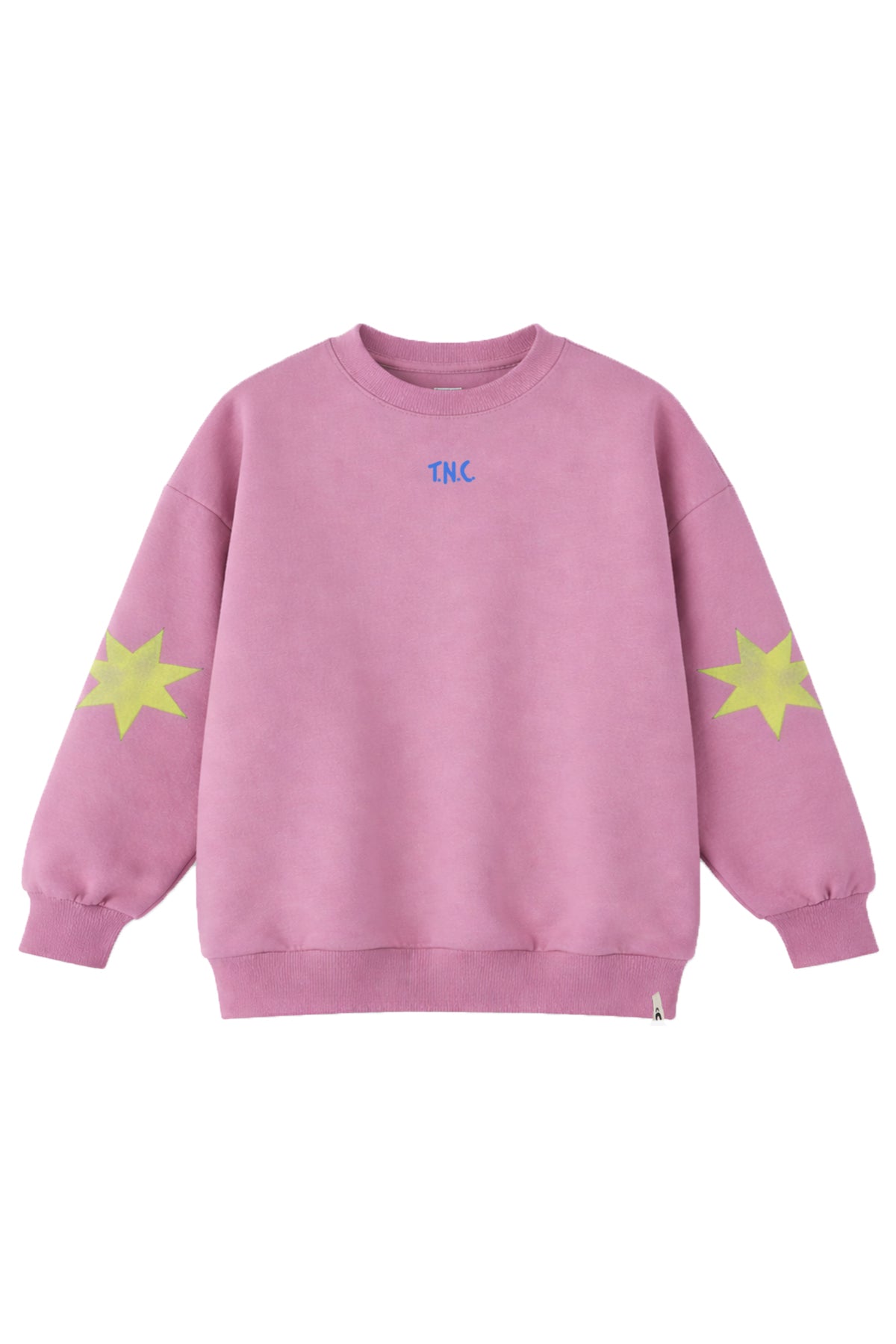 THE NEW CHAPTER roze sweater voor kinderen met ster detail - voorkant