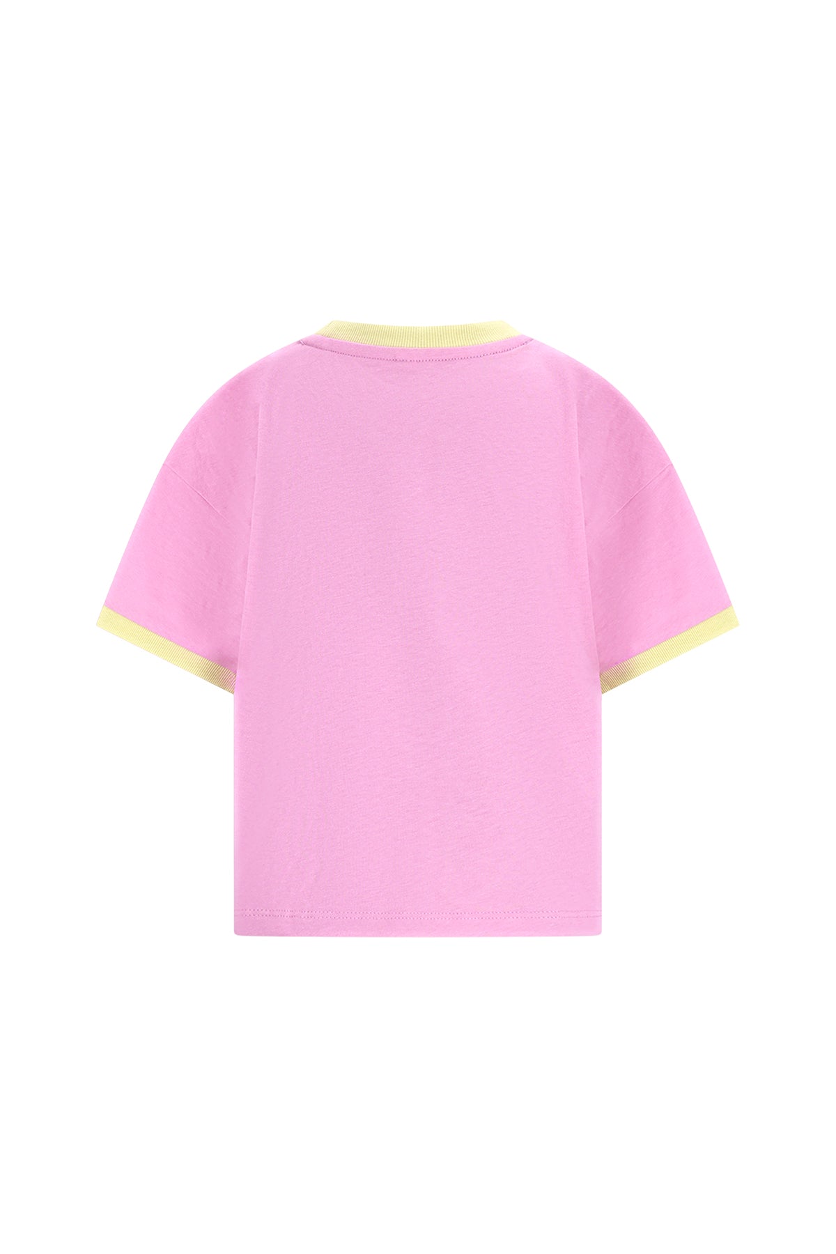 THE NEW CHAPTER roze t-shirt toverstok print meisjes - achterkant oversized pasvorm