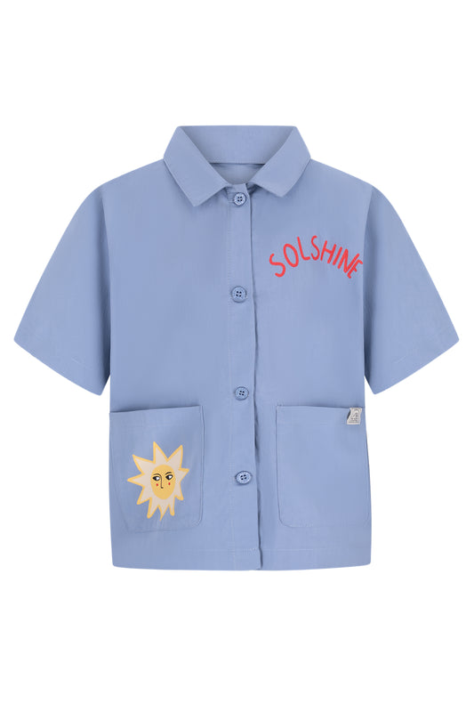 The New Chapter Blouse Wild Blue Jimmi Solshine - Unisex