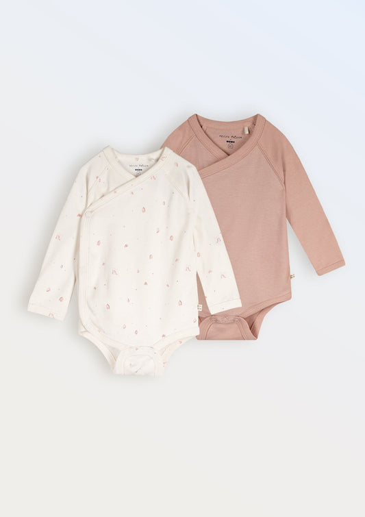 Baby 2-Pak Romper Roze