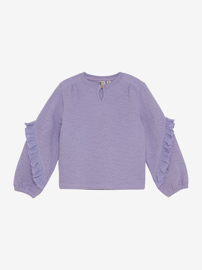 T-SHIRTS LANGE MOUW RUFFLE