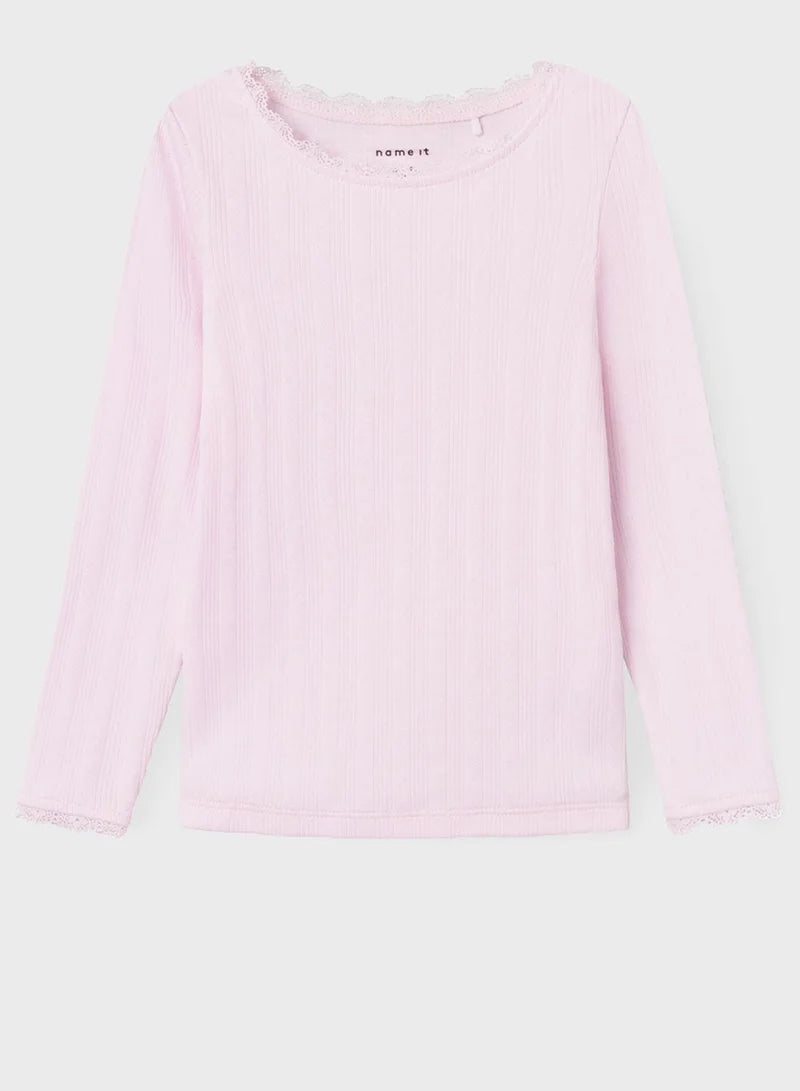 Longsleeve met kantje