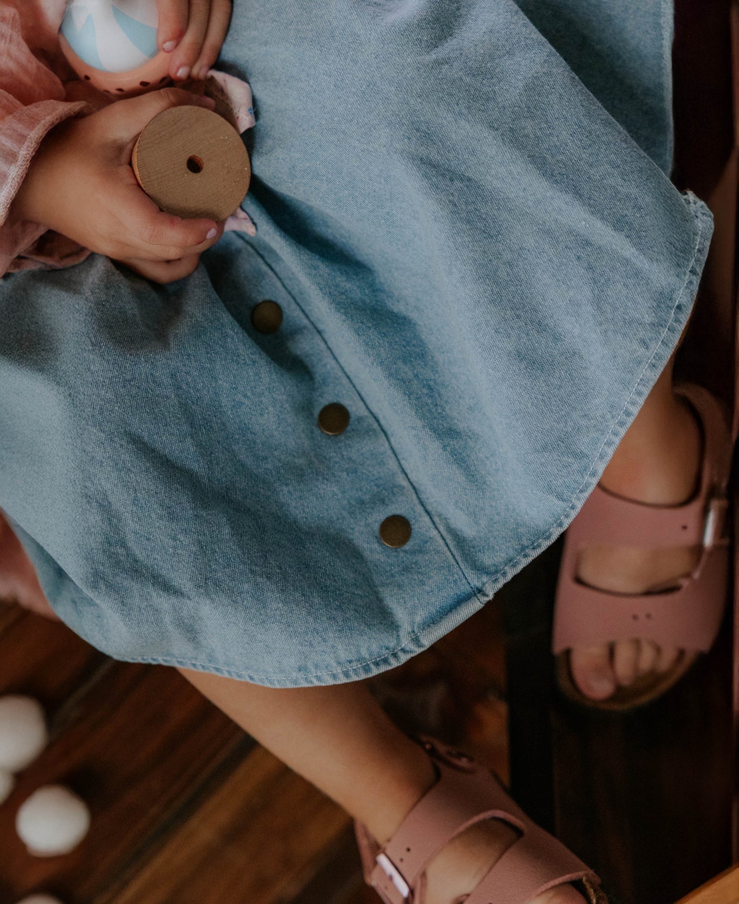 Fliink Don Denim Skirt – Lichtblauw | Meisjes 92–122