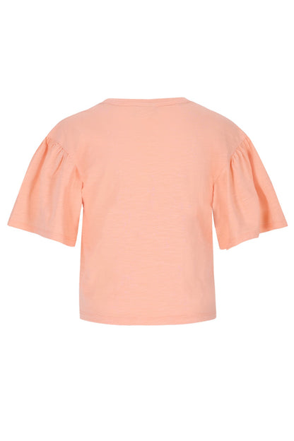 Like Flo Estelle T-shirt soft peach - achterkant