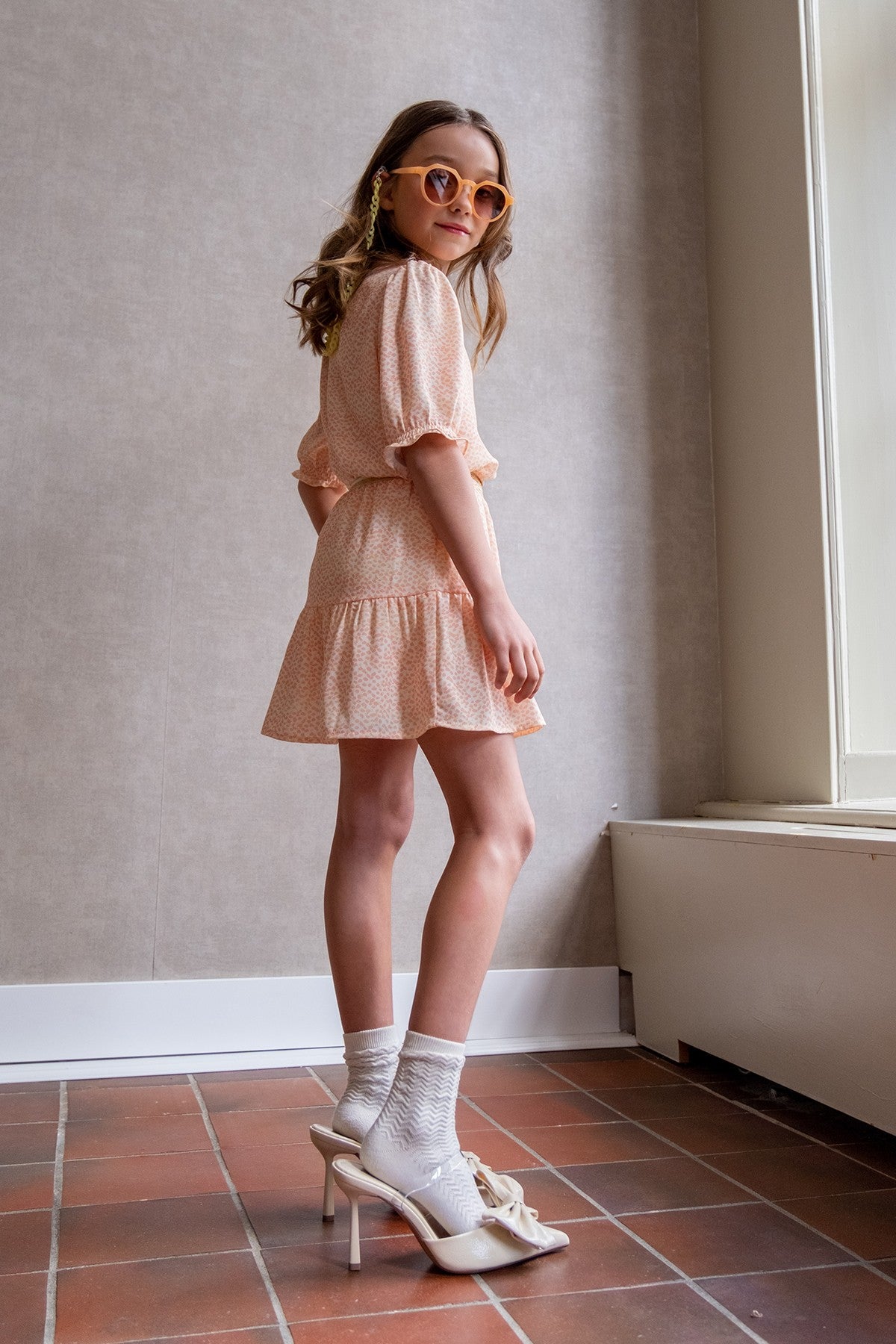 Like Flo Sammie AOP rok - zijkant met printdetail