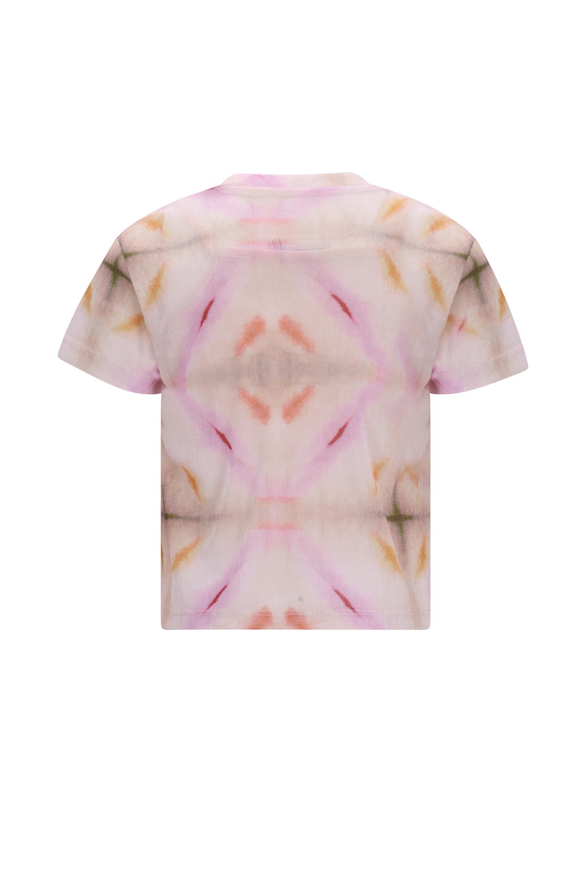 LIKE FLO zwart mesh t-shirt - achterkant productfoto meisjes