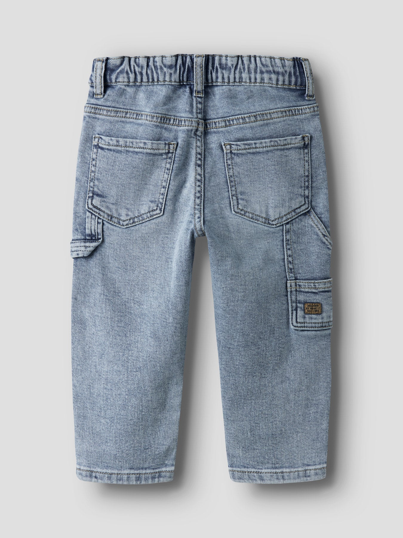 NAME IT Ben tapered carpenter jeans light blue jongens - achterzijde