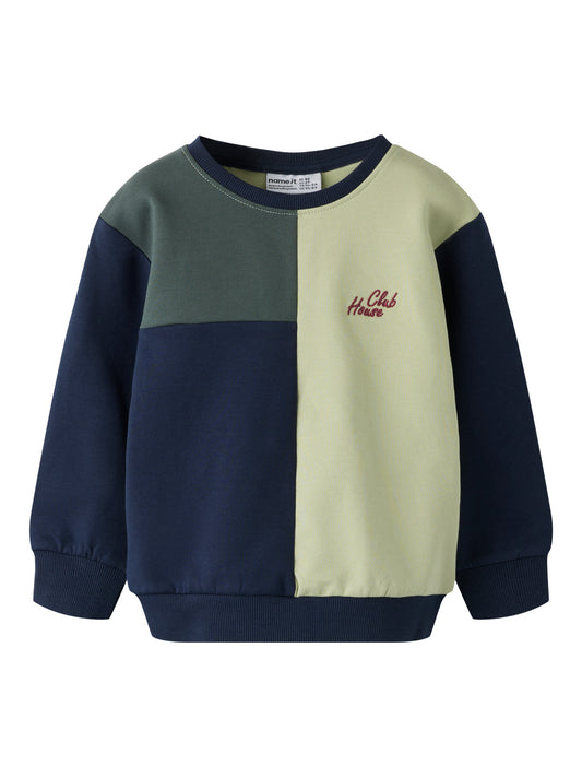 NAME IT Terry Sweater Navy Blazer - Jongens
